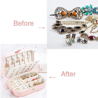 Big Jewellery Box - Jewellery Organizer Box - Jewelry Leather Jewelry Box